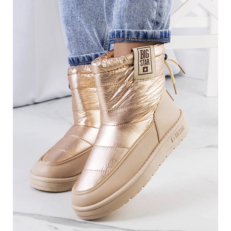 Big Star Goldene Schneestiefel II274121 beige 1
