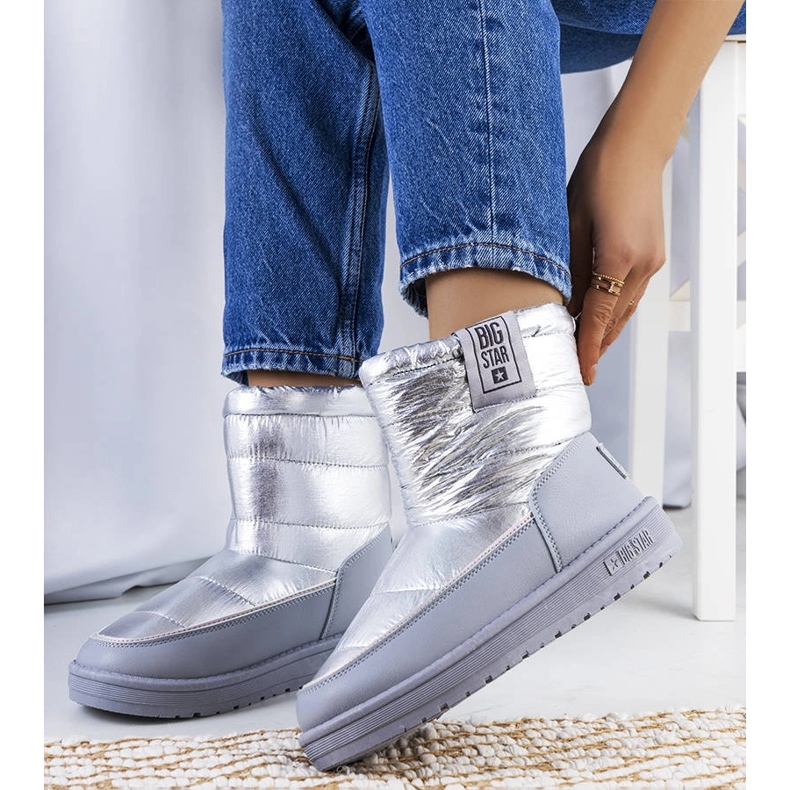 Big Star Silberne Schneestiefel II274118 silber- 1