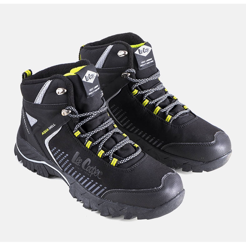 Lee Cooper Schwarze, isolierte Wanderschuhe LCJ-22-01-1401M 1
