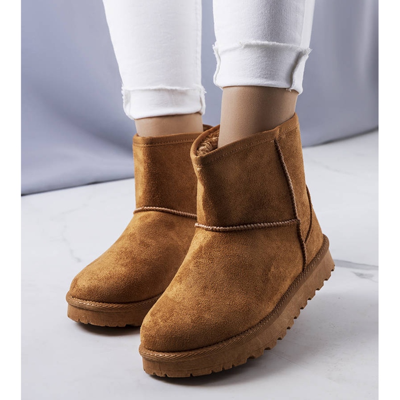 Braune, isolierte Schneestiefel von Vago 1