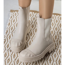 Beige Damenstiefel Crispo 1