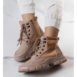 Fordla braune isolierte Stiefel beige 1