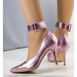 BM Lila metallische Janin-Pins mehrfarbig rosa 1