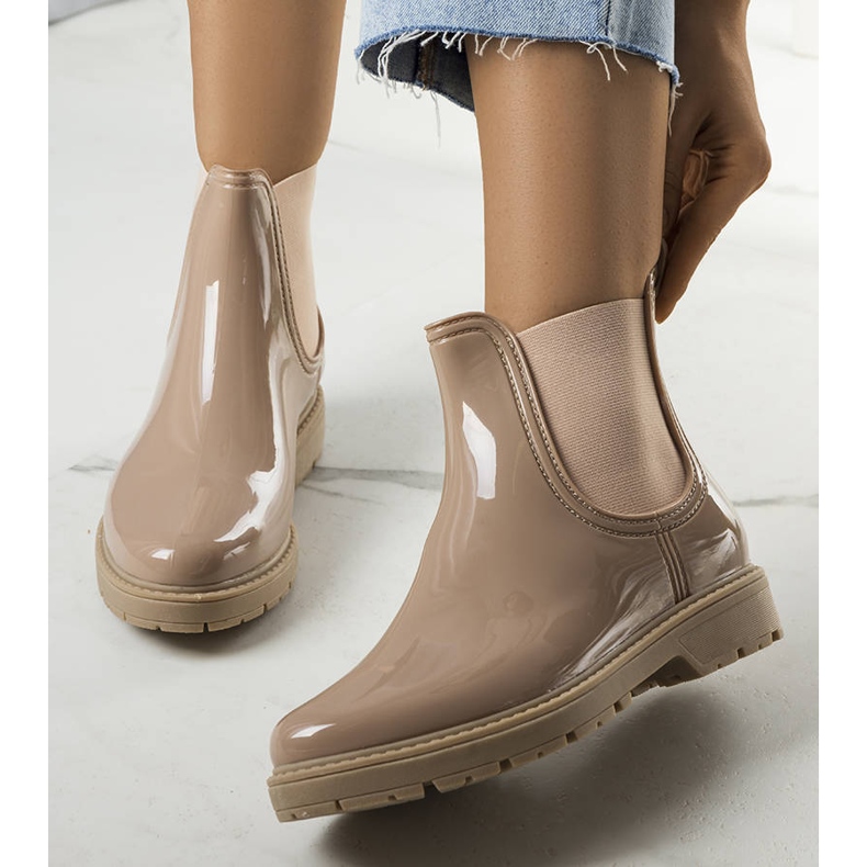 PA1 Kemi beige Regenstiefel 1
