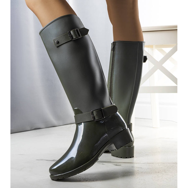 Grüne hohe Stiefel Lahti 1