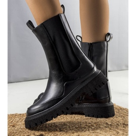 PA1 Hohe schwarze Stiefel von Valeris 1