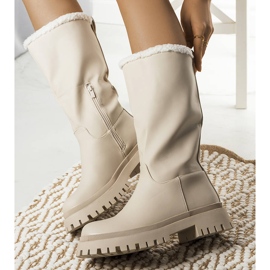 BM Beige Kangas isolierte Stiefel 2