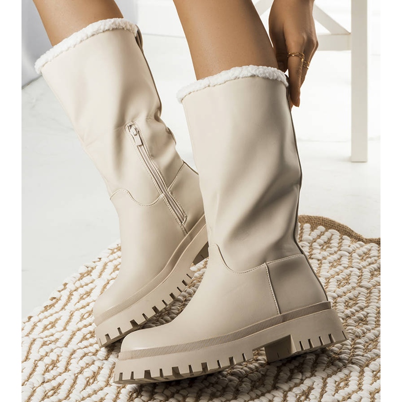 BM Beige Kangas isolierte Stiefel 2