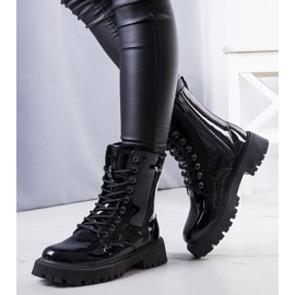 Schwarze isolierte Stiefel von Sido 1