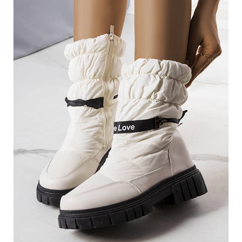 LoveXsnow weiße Schneestiefel 1
