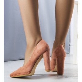 BM Emmas pinkfarbene Pumps mit hohen Absätzen rosa 1