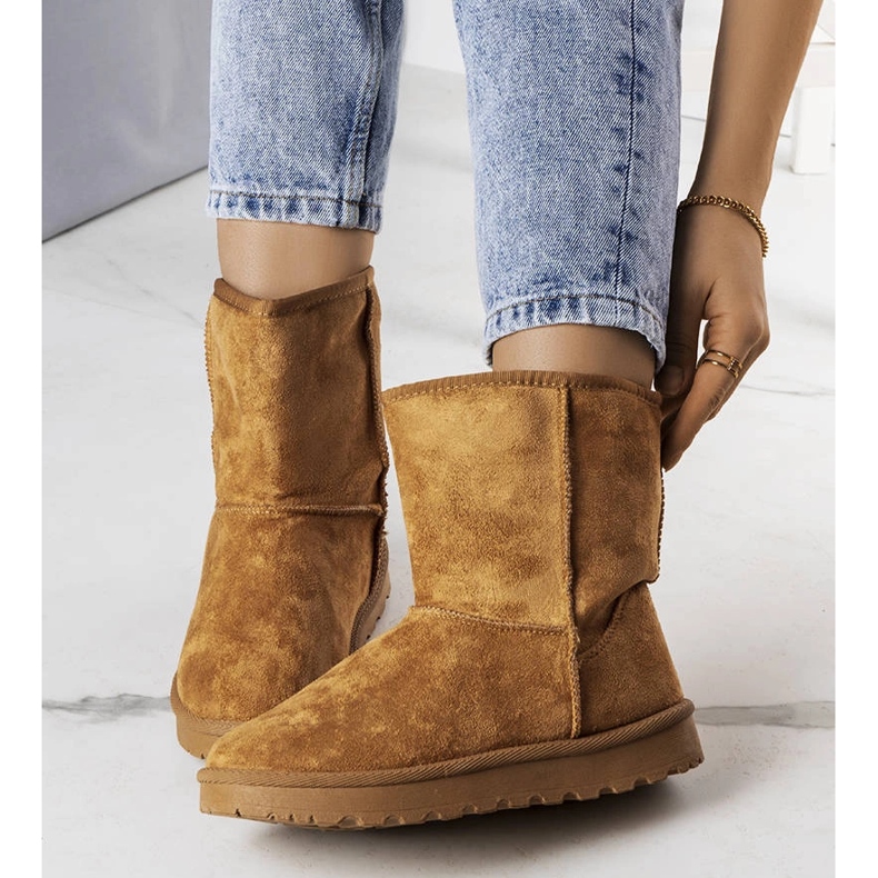 Hank braun isolierte Schneestiefel 1