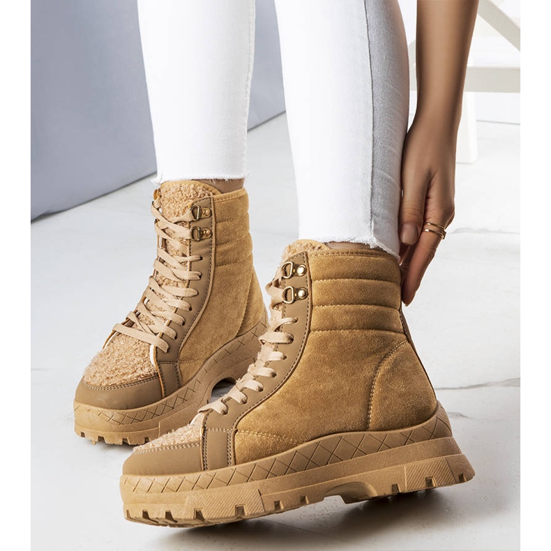 BM Braune isolierte Stiefel von Isaias 1