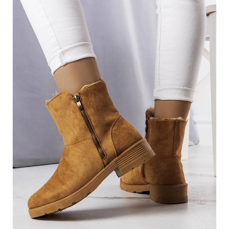 Salona braun gefütterte Stiefel 1