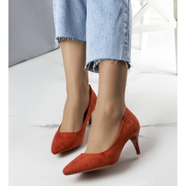 BM Braune Pumps mit hohem Absatz von Coursi 1