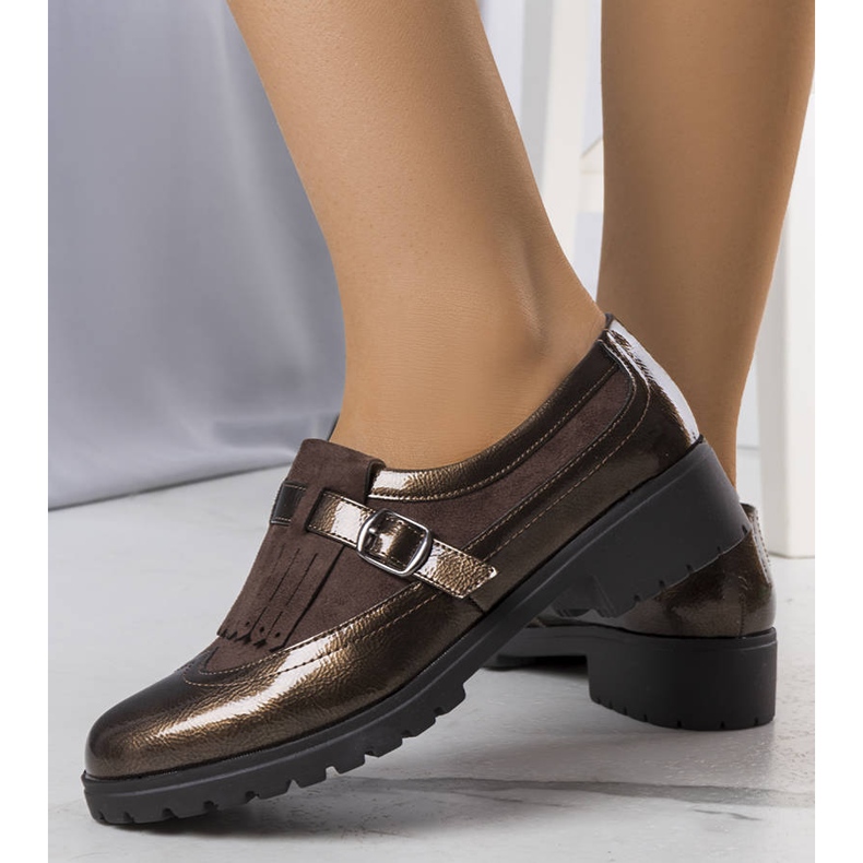 PA1 Braune Lacklederschuhe von Eliers 1