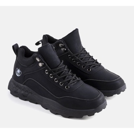 Schwarze isolierte Stiefel von Aidan 1