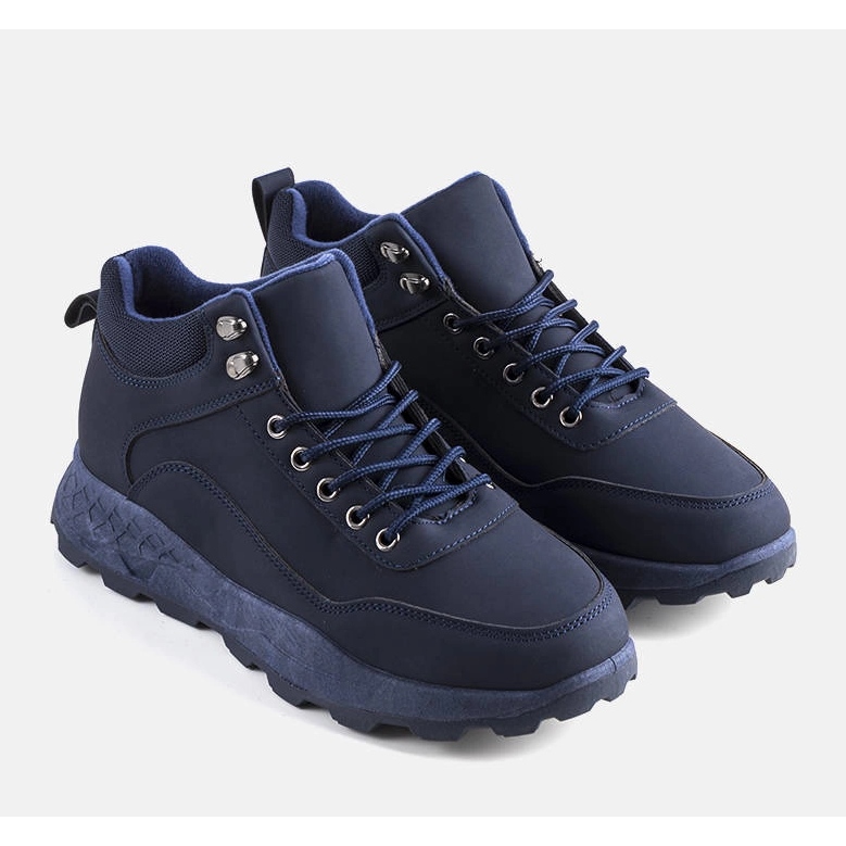 Kyson marineblaue isolierte Stiefel 1