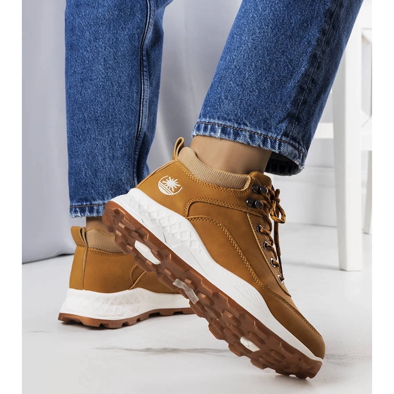 Braune isolierte Damenstiefel von Durani 1