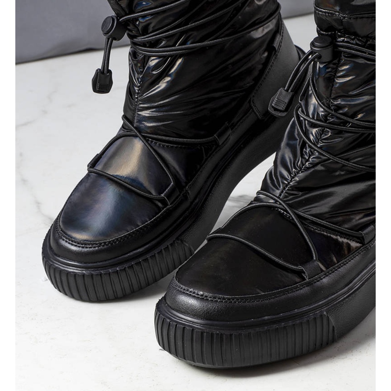 Big Star KK274193 906 schwarze Schneestiefel 1