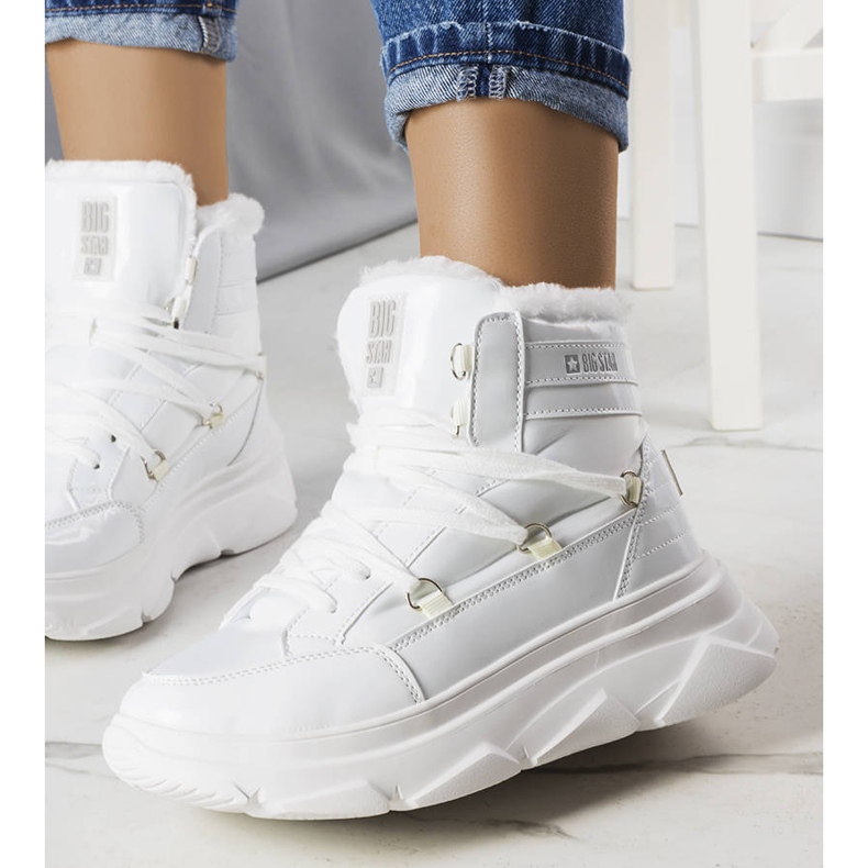 Big Star II274463 weiße Schneestiefel 1