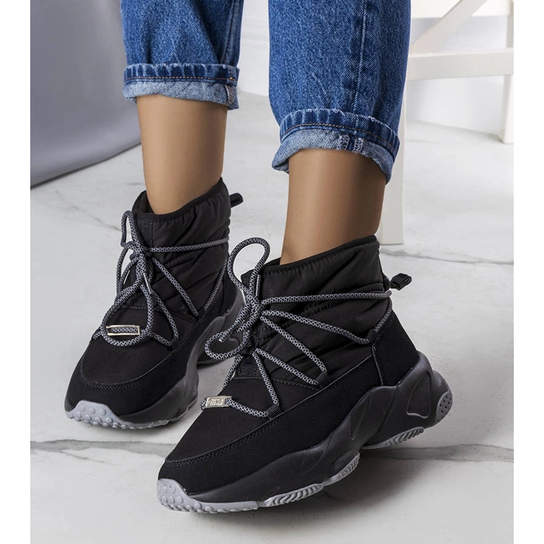 Big Star schwarze Schneestiefel KK274274 1