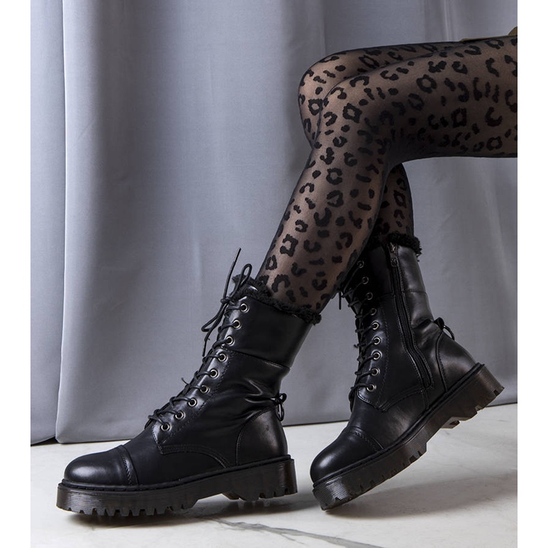 Schwarze isolierte Stiefel von Marien 1