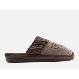 Braune Herrenhausschuhe von Lesseps 1