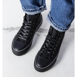 Schwarze isolierte Turnschuhe Big Star KK274173 1