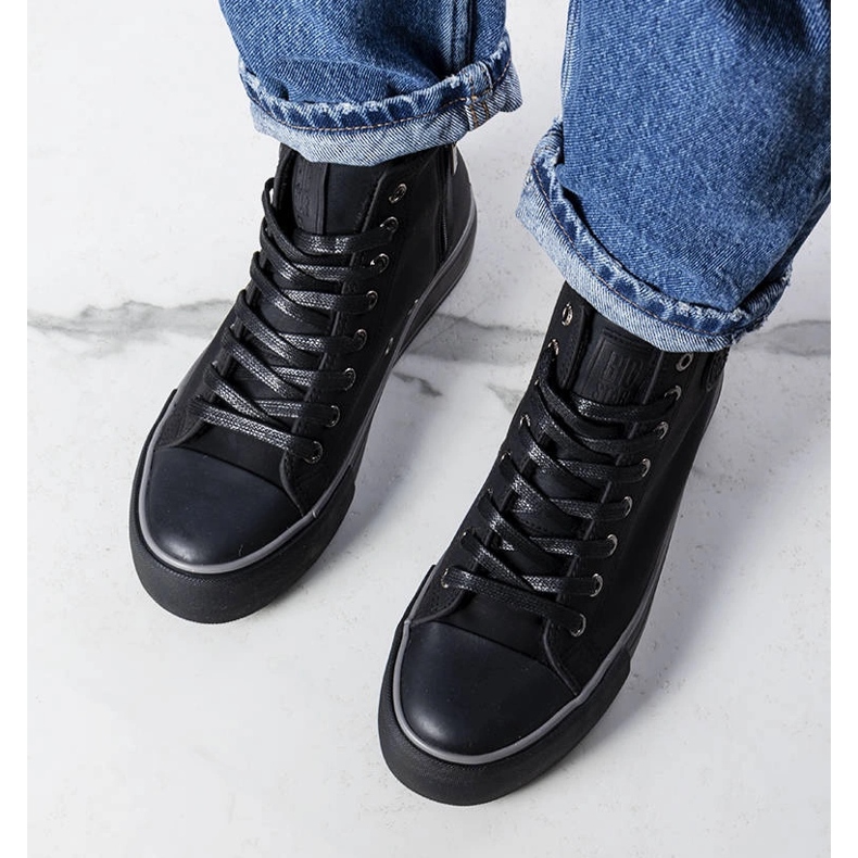 Schwarze isolierte Turnschuhe Big Star KK274173 1