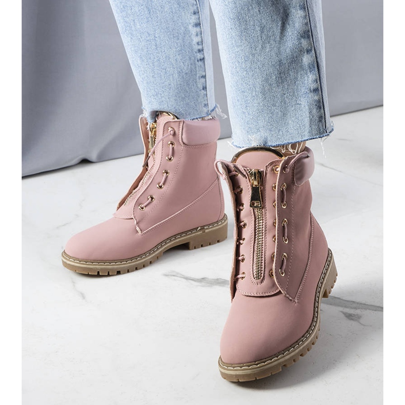 BM Stephanies rosa Wanderschuhe 1