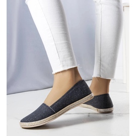 Schwarze Amiral-Espadrilles für Damen 1