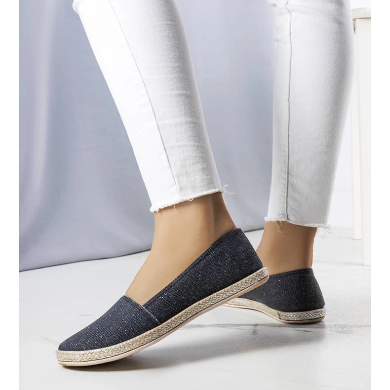 Schwarze Amiral-Espadrilles für Damen 1