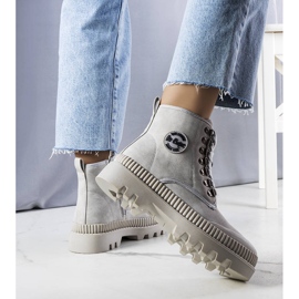 Graue isolierte Stiefel LCJ-22-44-1340L Lee Cooper 1