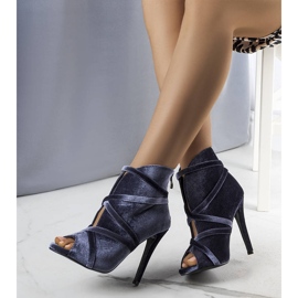 BM Graue elegante Pumps mit Schaft von Sao 1