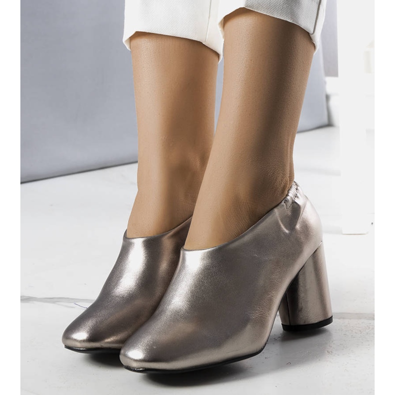 BM Silberne Stiefeletten von Tadeo 2