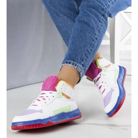 Bunte High-Top-Sneakers von Elizabeth mehrfarbig 1