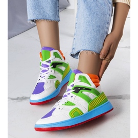 Grüne Turnschuhe von Marjorie weiß 1