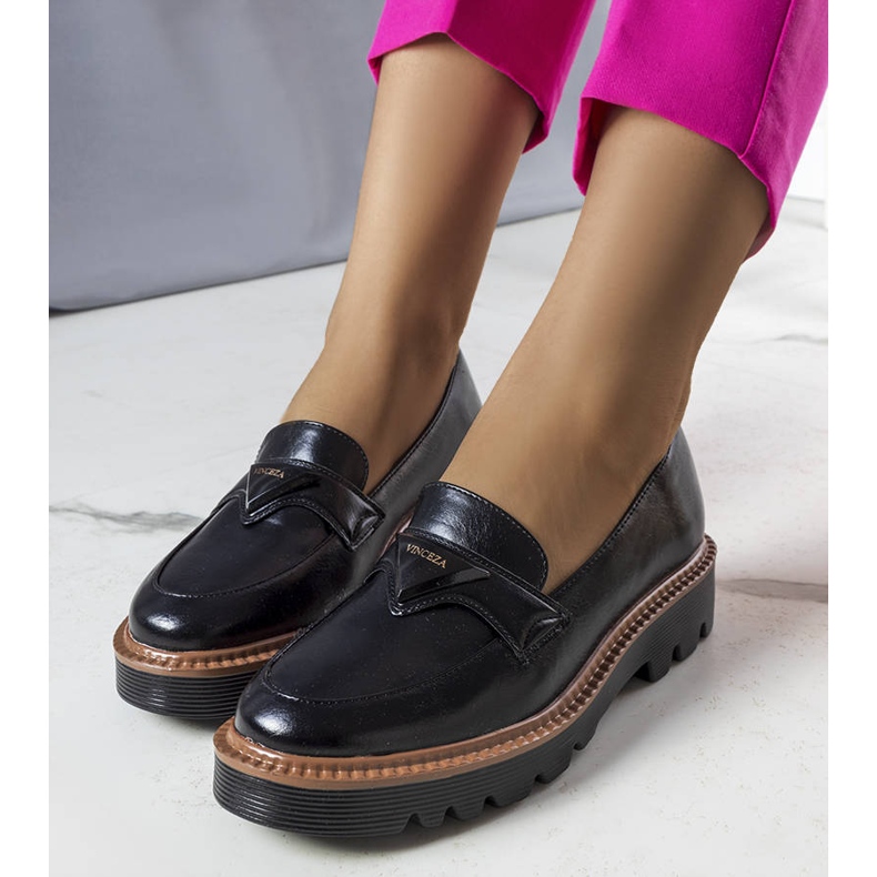 Jacquenett Black Lords mit Lederinnensohle schwarz 1