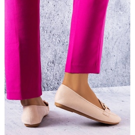 Beige klassische Mokassins von Pitre 1