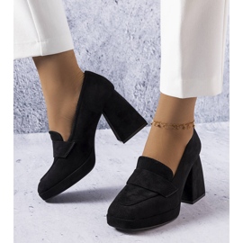 Vinceza Schwarze High Heels von Vincez 1