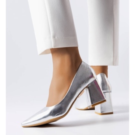 PA1 Fanchon silberne Pumps silber- 1