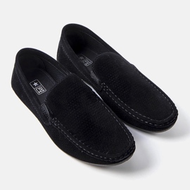News Schwarzer Herren-Slipper mit Perforation Laberge 1