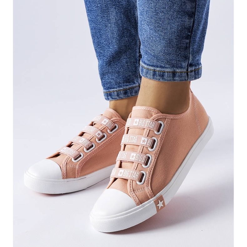 Rosa Slip-on-Sneakers von Big Star HH274096 1