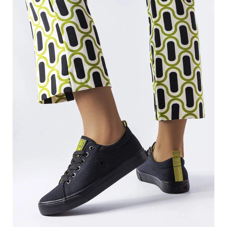 Big Star LL274247 Sneaker aus schwarzem Stoff 1