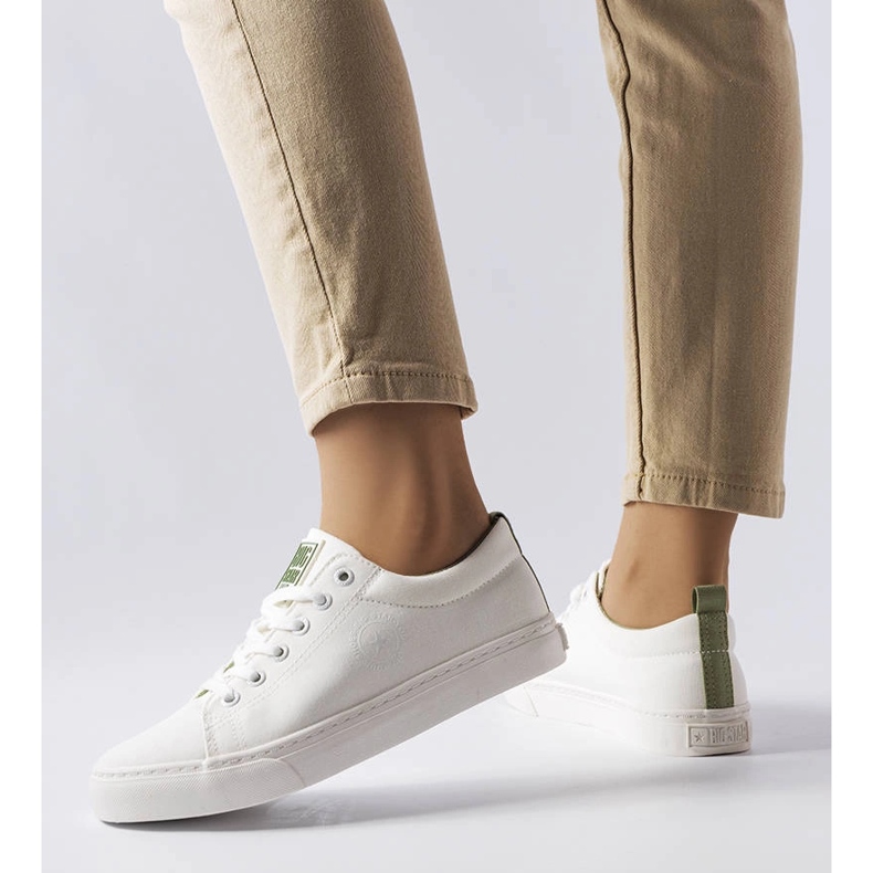 Big Star LL274248 Sneaker aus weißem Stoff 1