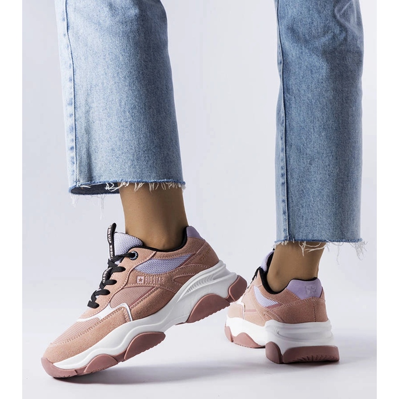 Rosa Big Star Turnschuhe JJ274577 1