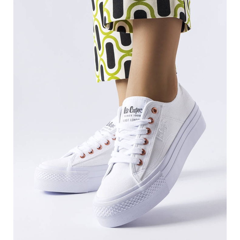 Lee Cooper LCW-22-31-0890L weiße Turnschuhe 1