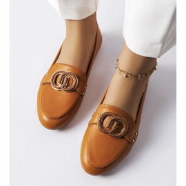 Braune Loafer für Damen von Eleena 1
