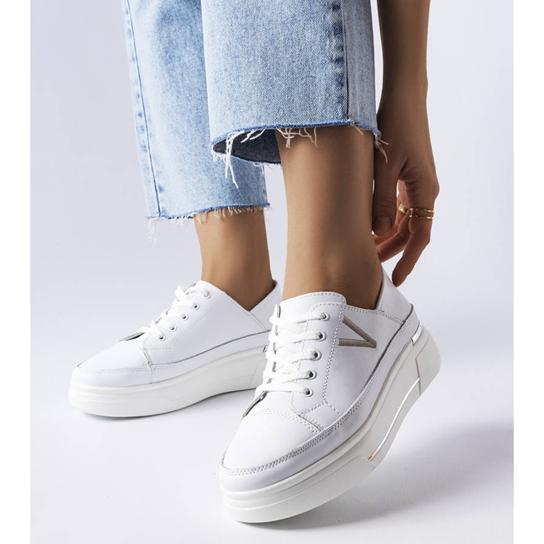 Vinceza Weiße Turnschuhe von Vincez 1